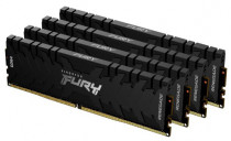 Комплект памяти KINGSTON 64 Гб, 4 модуля DDR-4, 25600 Мб/с, CL16, 1.35 В, XMP профиль, радиатор, 3200MHz, Fury Renegade Black, 4x16Gb KIT (KF432C16RB1K4/64)