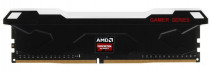 Память AMD 8 Гб, DDR-4, 25600 Мб/с, CL16-18-18-39, 1.35 В, радиатор, подсветка, 3200MHz, Radeon R9 Gamer RGB (R9S48G3206U2S-RGB)