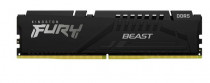 Память KINGSTON 8 Гб, DDR5, 38400 Мб/с, CL38, 1.1 В, XMP профиль, радиатор, 4800MHz, Fury Beast (KF548C38BB-8)