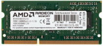 Память AMD 4 Гб, DDR-3, 12800 Мб/с, CL11-11-11-28, 1.5 В, 1600MHz, SO-DIMM (R534G1601S1S-UG)