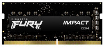 Память KINGSTON 32 Гб, DDR-4, 25600 Мб/с, CL20, 1.2 В, 3200MHz, Fury Impact, SO-DIMM, OEM (KF432S20IB/32 OEM)