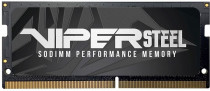 Память PATRIOT MEMORY 8 Гб, DDR4, 25600 Мб/с, CL18-24-24-44, 1.35 В, XMP профиль, радиатор, 3200MHz, Viper Steel, SO-DIMM (PVS48G320C8S)