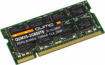 Память QUMO 2 Гб, DDR2, 6400 Мб/с, CL6, 1.8 В, 800MHz, SO-DIMM (QUM2S-2G800T6)