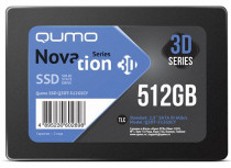 SSD накопитель QUMO 512 Гб, внутренний SSD, 2.5
