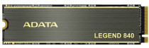 SSD накопитель ADATA 1 Тб, внутренний SSD, M.2, 2280, PCI-E 4.0 x4, NVMe, чтение: 5000 Мб/сек, запись: 4750 Мб/сек, TLC, Legend 840 (ALEG-840-1TCS)