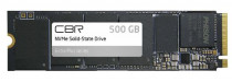 SSD накопитель CBR 500 Гб, внутренний SSD, M.2, 2280, PCI-E 4.0 x4, NVMe, чтение: 6500 МБ/сек, запись: 2900 МБ/сек, TLC, Extra Plus (SSD-500GB-M.2-EP22)