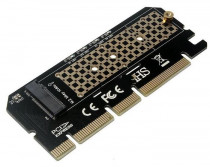 Переходник ORIENT PCI-E 16x-M.2 M-key NVMe SSD, тип 2230/2242/2260/2280 (C299E)