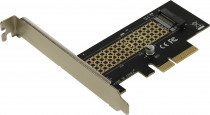 Переходник ORIENT PCI-E 4x-M.2 M-key NVMe SSD, тип 2230/2242/2260/2280, планки крепления в комплекте (C300E)