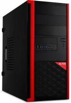 Компьютер ACER Altos P10 F7/Intel Core i5-11400 2.60GHz Hexa/8GB+256GB SSD/GF RTX3070 Blower 8GB/noOS/3Y/BLACK+RED (US.RRKTA.01L)