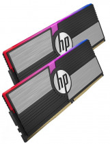 Комплект памяти HP 16 Гб, 2 модуля DDR-4, 28800 Мб/с, CL18-22-22-42, 1.35 В, радиатор, подсветка, 3600MHz, V10 RGB, 2x8Gb KIT (48U53AA)