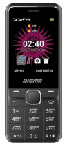 Мобильный телефон DIGMA A241 Linx 32Mb черный 2Sim 2.44