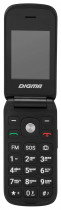 Мобильный телефон DIGMA VOX FS240 32Mb черный раскладной 2Sim 2.44