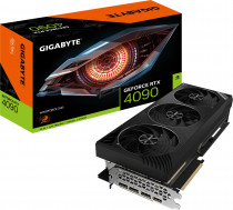 Видеокарта GIGABYTE GeForce RTX 4090, 24 Гб GDDR6X, 384 бит, WINDFORCE 24G (GV-N4090WF3-24GD)