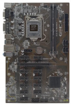 Материнская плата AFOX Socket 1151, Intel B250, BTC Version, Dual Channel DDR4,10/100M onbaord Micro-ATX (AFB250-BTC12EX BULK)
