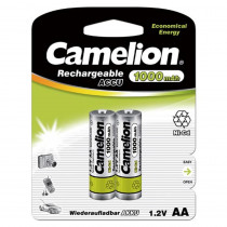 Аккумулятор CAMELION AA-1000mAh Ni-Cd BL-2 (NC-AA1000BP2, ,1.2В) (2 шт. в уп-ке) (Camelion 6181)
