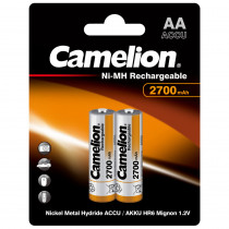 Аккумулятор CAMELION AA-2700mAh Ni-Mh BL-2 (NH-AA2700BP2, ,1.2В) (2 шт. в уп-ке) (Camelion 7371)