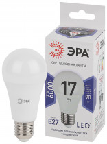 Лампа ЭРА Светодиодная груша LED A60-17W-860-E27 (Б0031701)