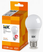 Лампа IEK светодиодная ECO A60 шар 13Вт 230В 3000К E27 (LLE-A60-13-230-30-E27)