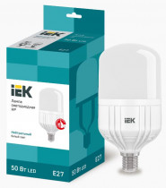 Лампа IEK светодиодная HP 50Вт 230В 4000К E27 (LLE-HP-50-230-40-E27)