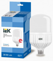 Лампа IEK светодиодная HP 30Вт 230В 6500К E27 (LLE-HP-30-230-65-E27)