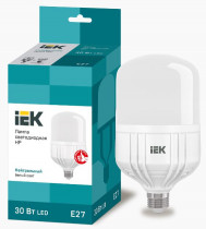 Лампа IEK светодиодная HP 30Вт 230В 4000К E27 (LLE-HP-30-230-40-E27)