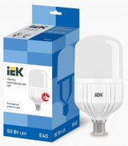 Лампа IEK светодиодная HP 50Вт 230В 6500К E40 (LLE-HP-50-230-65-E40)