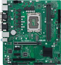 Материнская плата ASUS Soc-1700 Intel H610 2xDDR5 mATX AC`97 8ch(7.1) GbLAN+VGA+DVI+HDMI+DP (PRO H610M-C-CSM)