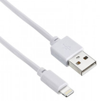 Кабель DIGMA USB (m)-Lightning (m) 1.2м белый (LIGHT-1.2M-WH)