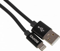 Кабель BEHPEX USB (m)-Lightning (m) 1м черный