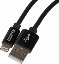 Кабель BEHPEX USB (m)-Lightning (m) 2м черный