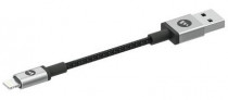 Кабель MOPHIE USB-A to Lightning. Длина 9см. Цвет черный. USB-A to Lightning Cable 9cm - Black (409903218)