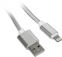 Кабель REDLINE Lightning (m) USB A(m) 2м серебристый (УТ000014152)