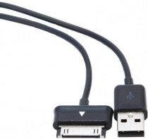 Кабель CABLEXPERT Gembird USB t AM/Samsung, для Samsung Galaxy Tab/Note, 1м, черный, пакет (CC-USB-SG1M)