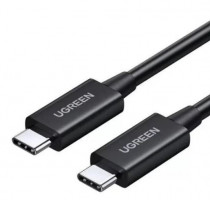 Кабель UGREEN US501 (60621) USB-C to USB-C Thunderbolt 4 40Gbps 100W Data Cable. Длина 2 м. Цвет: черный US501 (60621) USB-C to USB-C Thunderbolt 4 40Gbps 100W Data Cable 2m - Black (60621_)