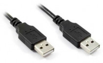 Кабель GREENCONNECT 2.0m USB 2.0, AM/AM, черный, 28/28 AWG, экран, армированный, морозостойкий, (GCR-UM2M-BB2S-2.0m)