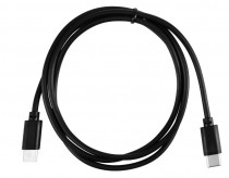 Кабель BURO PD15W USB Type-C (m)-USB Type-C (m) 1м черный (PD15W black)