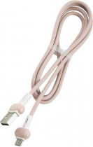 Кабель REDLINE Candy USB (m)-micro USB (m) 1м розовый (УТ000021986)