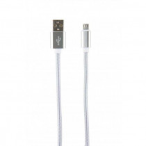 Кабель REDLINE micro USB B (m) USB A(m) 2м серебристый (УТ000014160)