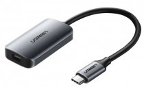 Адаптер UGREEN CM236 (60351) USB-C to Mini DP Female Adapter. Цвет: серый CM236 (60351) USB-C to Mini DP Female Adapter - Grey (60351_)