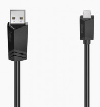 Кабель HAMA H-200608 USB (m)-micro USB (m) 1.5м черный (00200608)