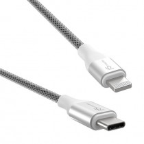 Кабель J5CREATE USB-C на Lightning. Цвет: белый. USB-C to Lightning Cable - White (JLC15W)