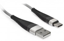 Кабель CBR USB to Type-C 21 А 1 м цветная коробка (CB 502 Silver)