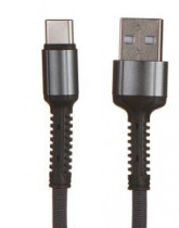 Кабель LDNIO LS63/ USB Type-C/ 1m/ 2.4A/ медь: 86 жил/ Gray (LD_B4459)