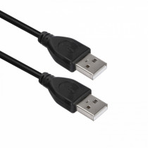 Кабель ACD USB 2.0, A male - A male, ТТХ: (7/0.12BC+PE)*1P+(7/0.12BC+PE)*2C+7/0.12BC+AL+PVC OD4.0, Синий, 1м (742019) (ACD-U2AAM-10L)