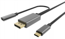 Кабель VCOM USB3.1 CM-DP 1.8M (CU422MCPD-1.8M)