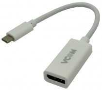 Адаптер VCOM переходник USB 3.1 Type-Cm --> DP(f) 4K@60Hz, Aluminum Shell (CU422MB)