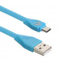 Кабель ACD USB - MicroUSB, синий, 1м (ACD-U920-M1L)