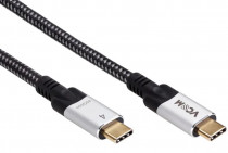 Кабель VCOM USB4 TCM--TCM, 5K@60Hz, 40GBps, PD 240W, 5A, , 1.2м (CU560-1.2M)