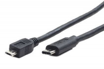 Кабель CABLEXPERT USB2.0 microBM/USB3.1TypeC, 3м, (CCP-USB2-mBMCM-10)