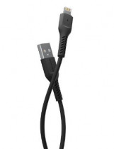 Кабель MORE CHOICE USB 2.0A для Lightning 8-pin K16i TPE 1м (Black) (K16IB)